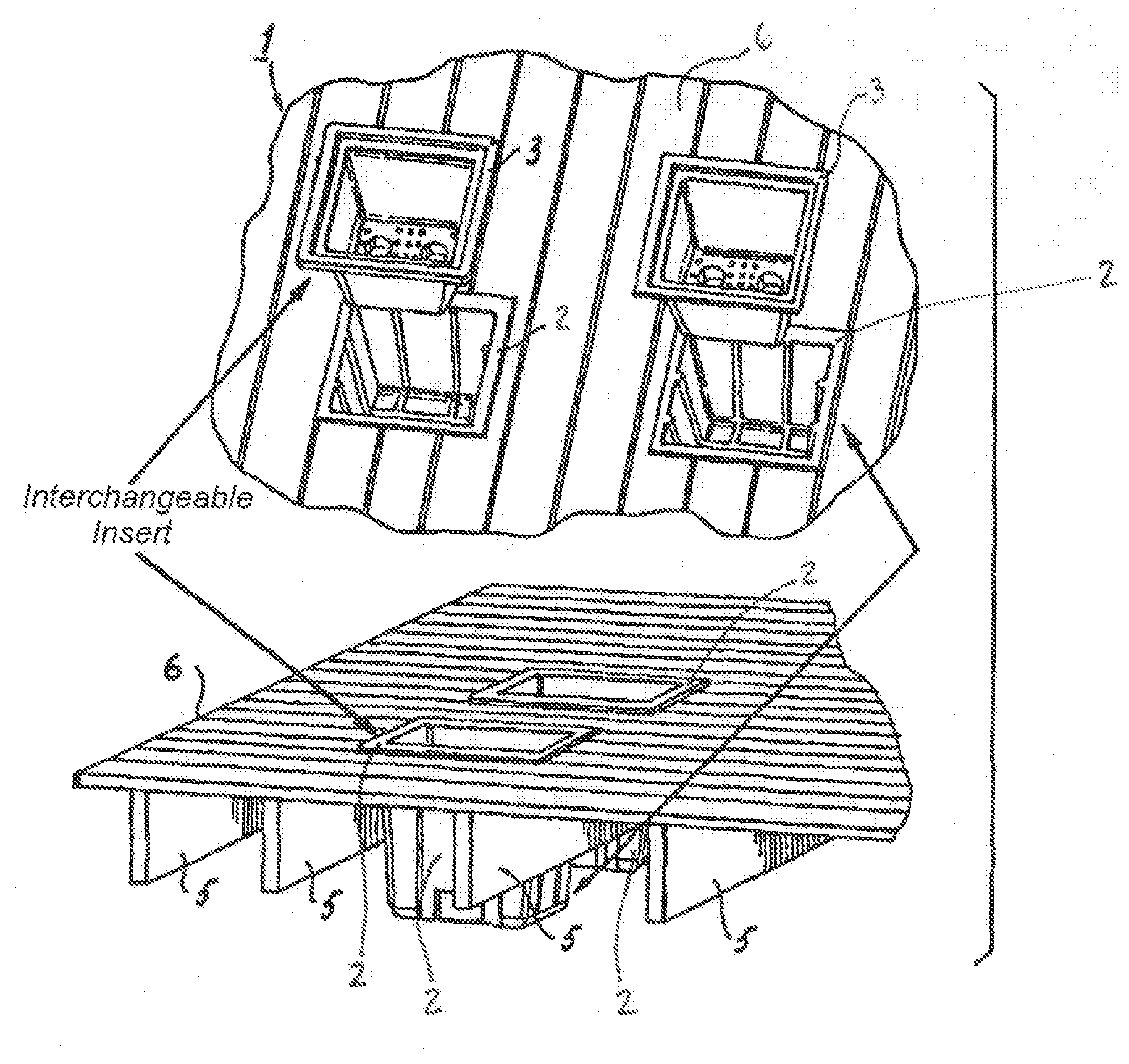 Supportive device and mounting system, and method for installing and using the same