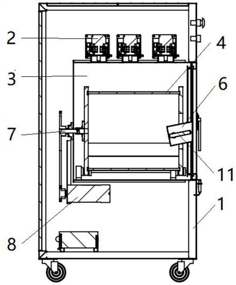 Drum-type microwave sterilizer