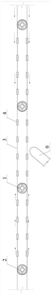 Ship intercepting system and application thereof