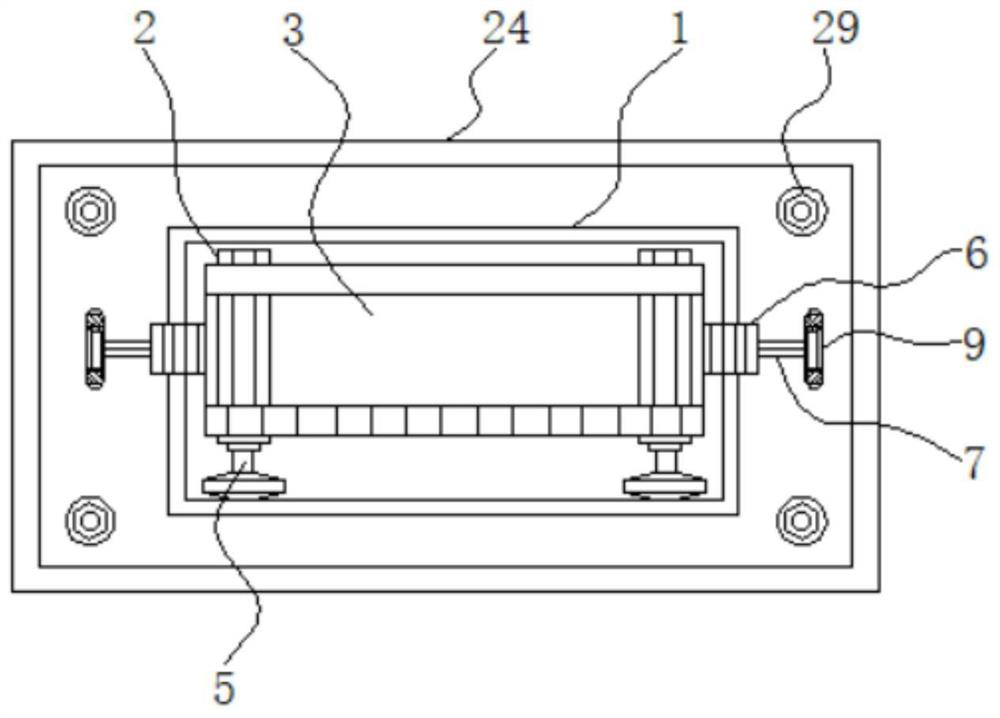 An engraving table that can be intelligently adjusted in size and has a dust-absorbing structure