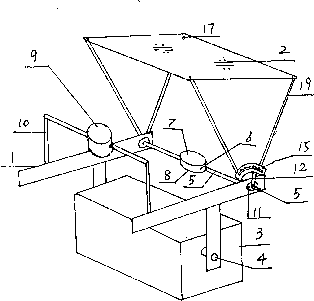 Portable Fresnel-lens solar automatic-tracking power generating and heating dual-purpose device