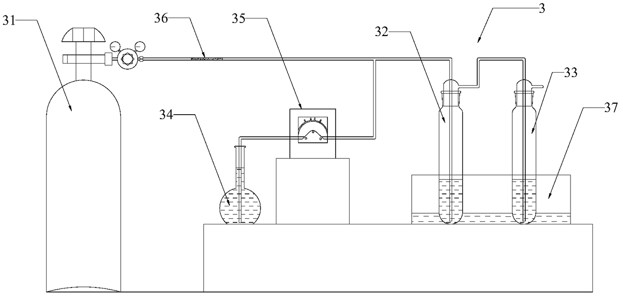 Method and device of testing mercury isotope in oil gas source