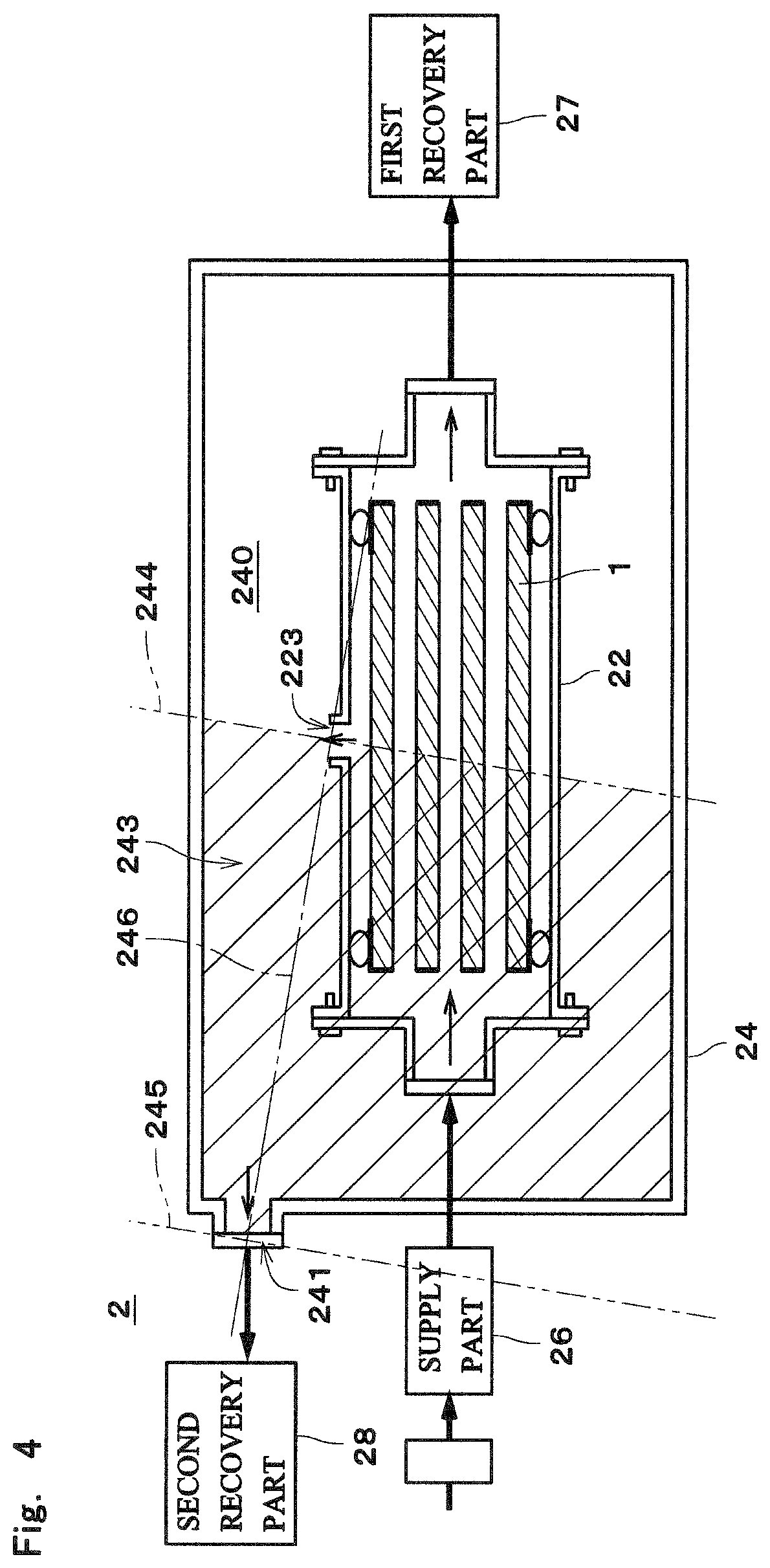 Separation apparatus and method of operating separation apparatus