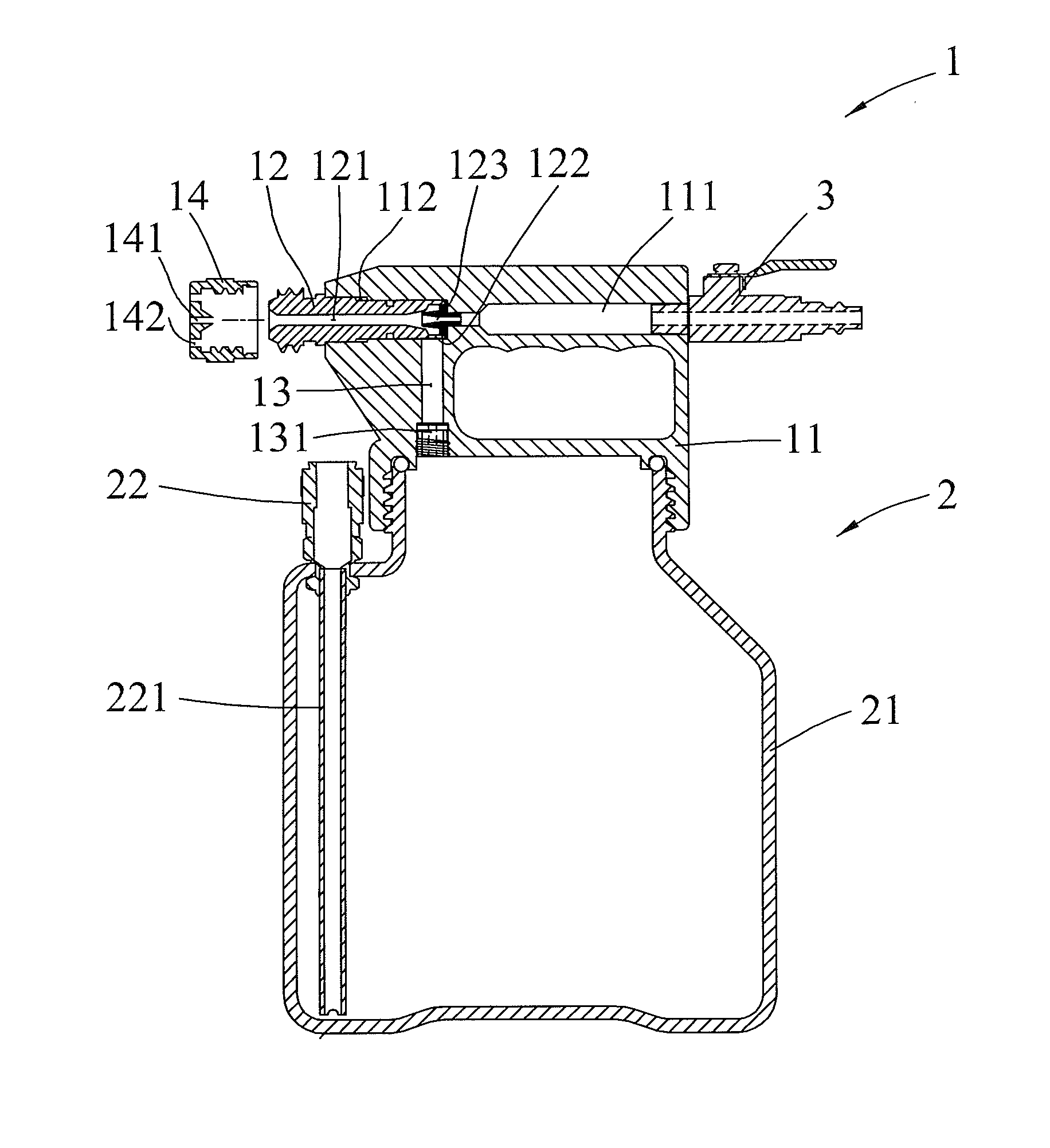 Pumping Device for Sucking or Draining Fluid