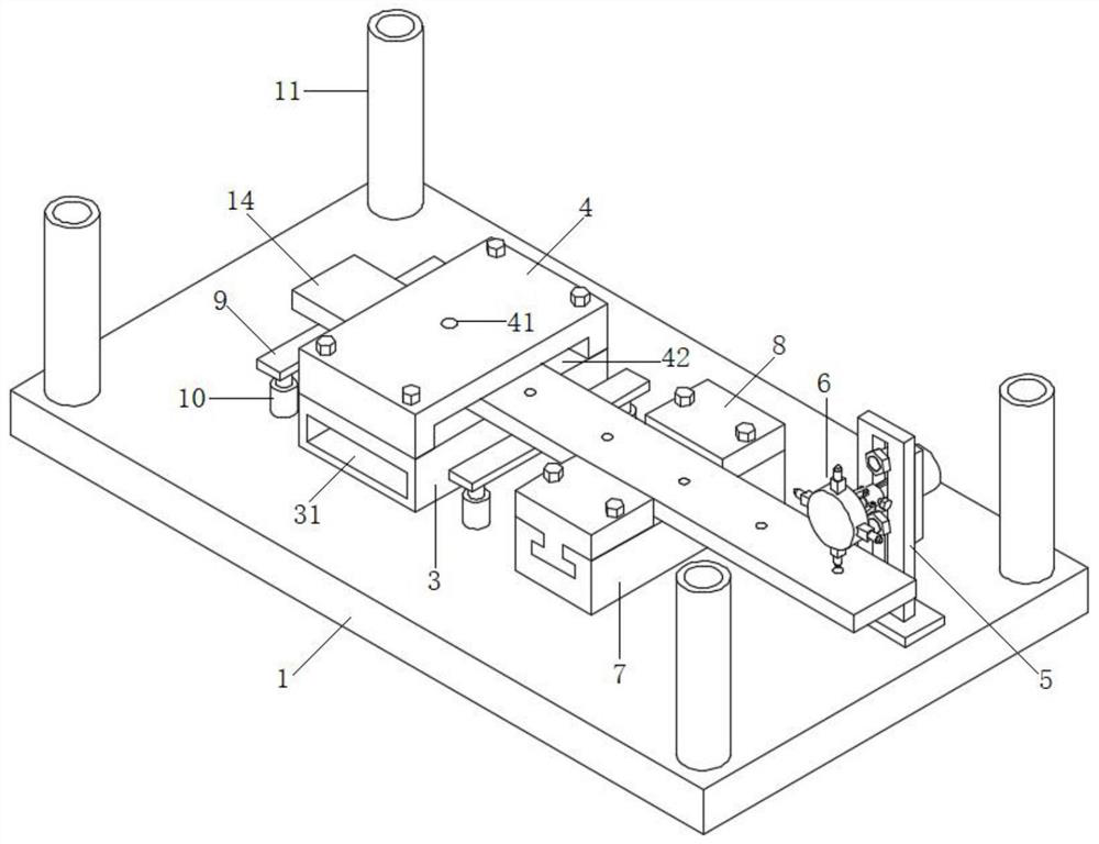 Continuous stamping and punching die for plates