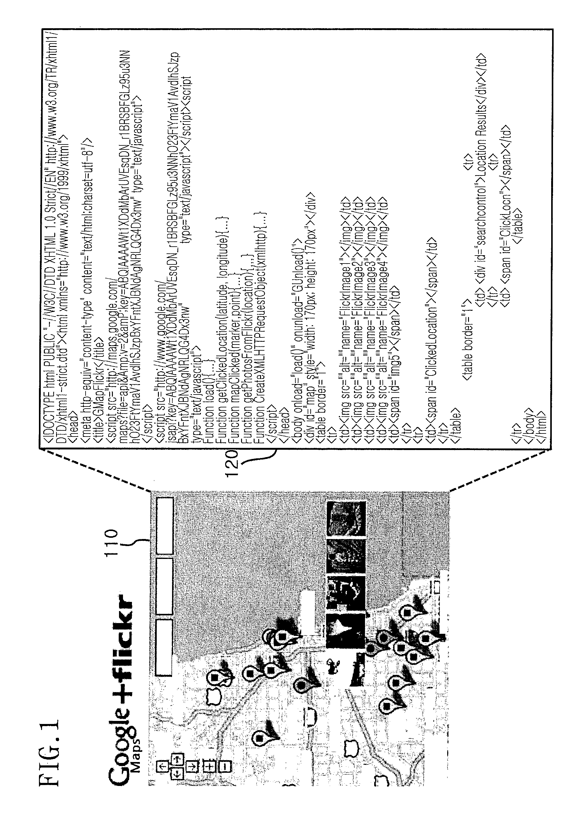 Apparatus and method for searching for open api and generating mashup block skeleton code