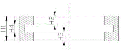 Double-channel axial magnetic circuit reluctance type rotary transformer