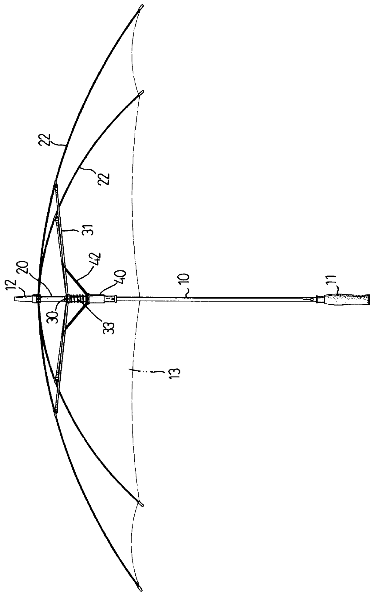 Umbrella frame