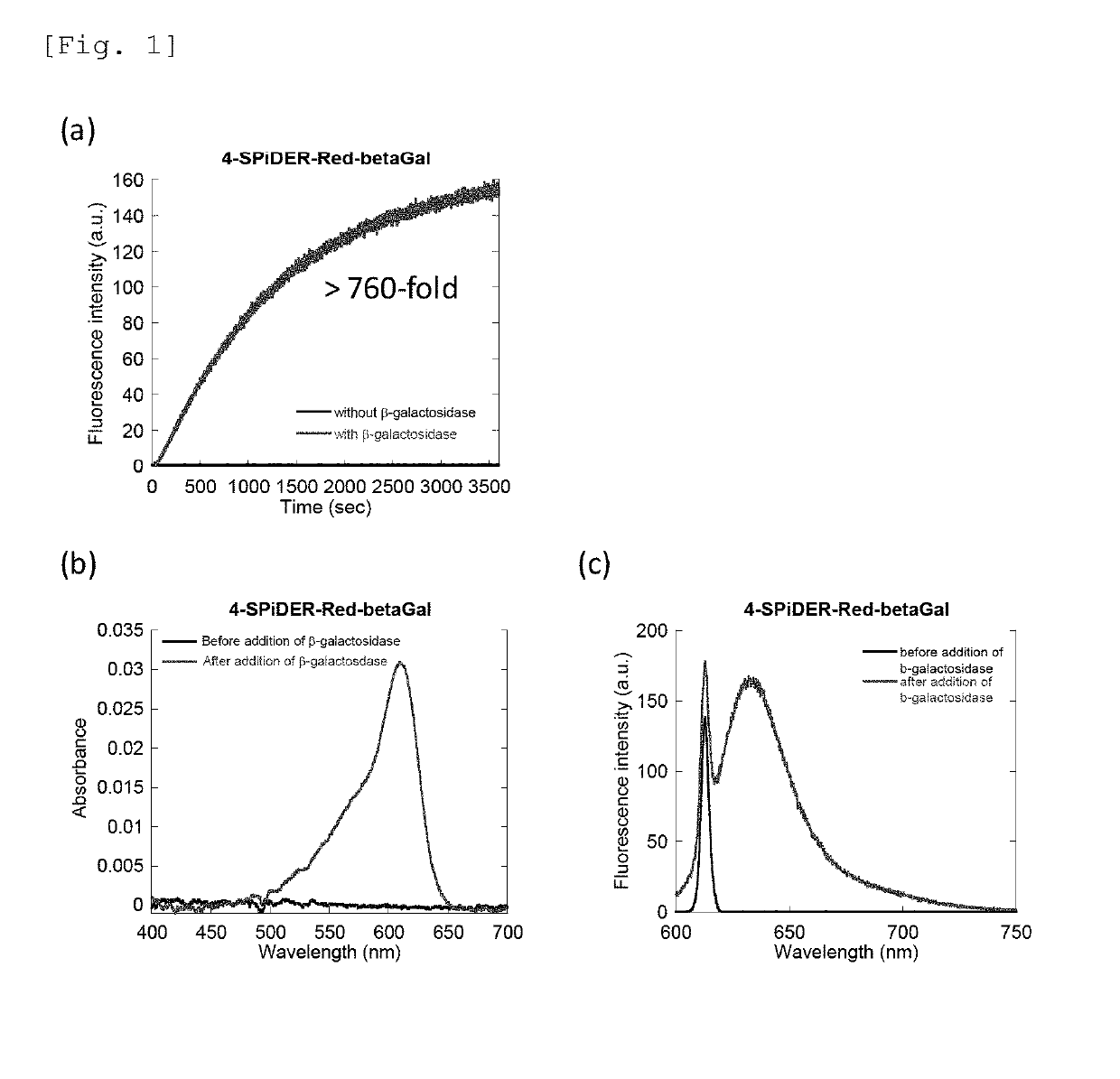 Enzyme-specific intracellularly-retained red fluorescent probe