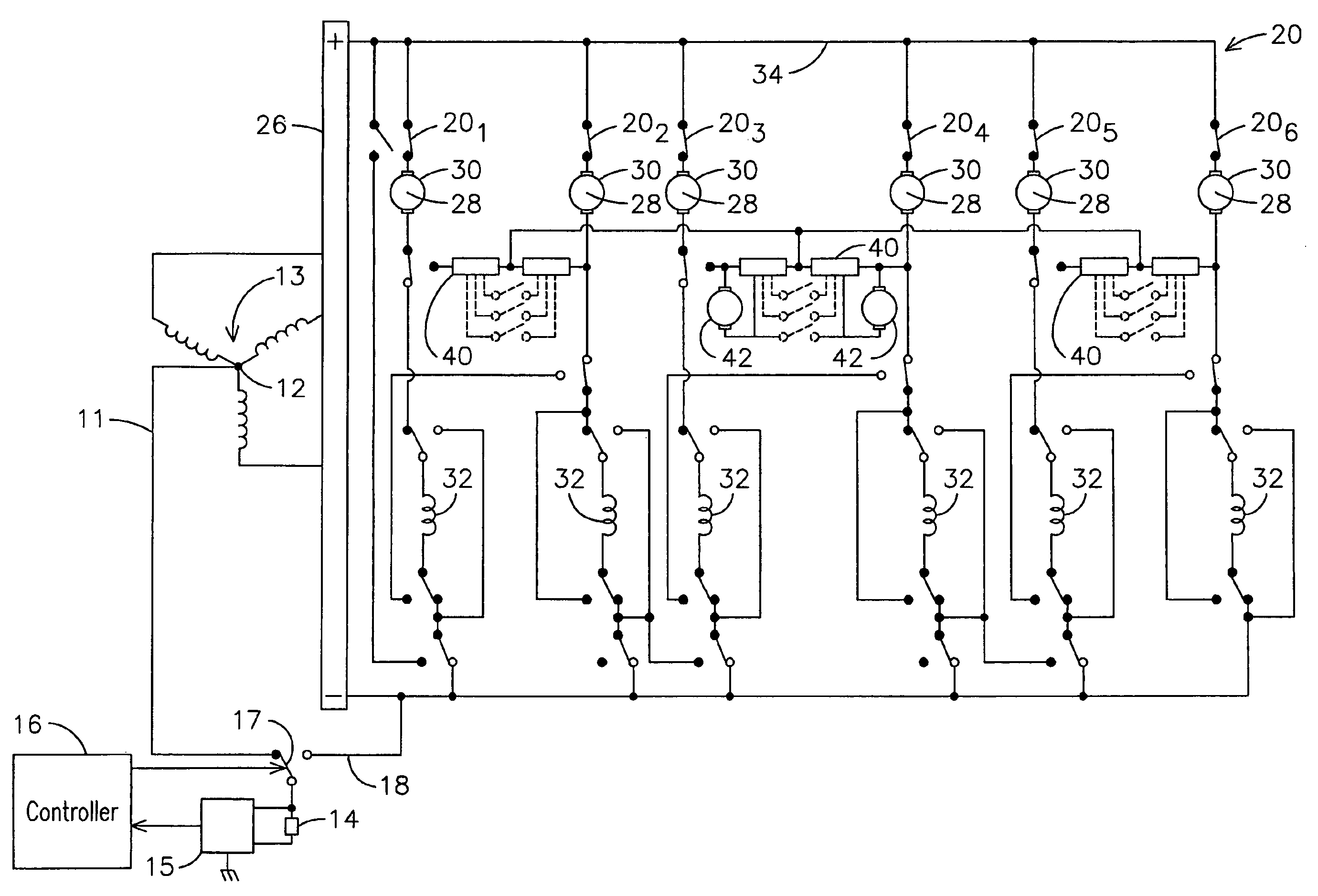 System and method for dealing with ground fault conditions that can arise in an electrical propulsion system