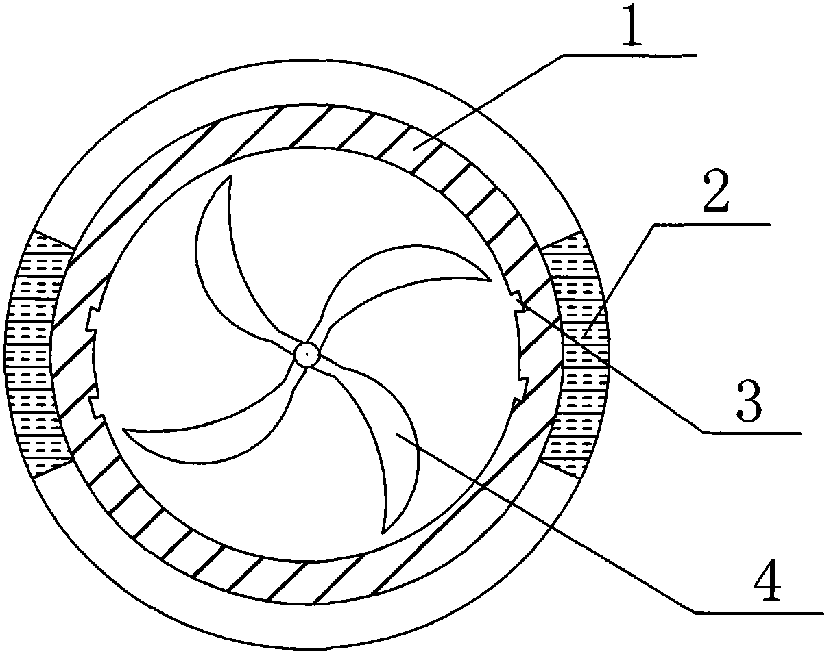 Iron removal stirring machine