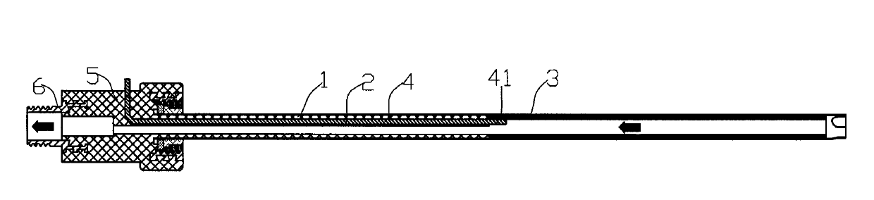 Three-way electricity guard wall structure and manufacturing method thereof