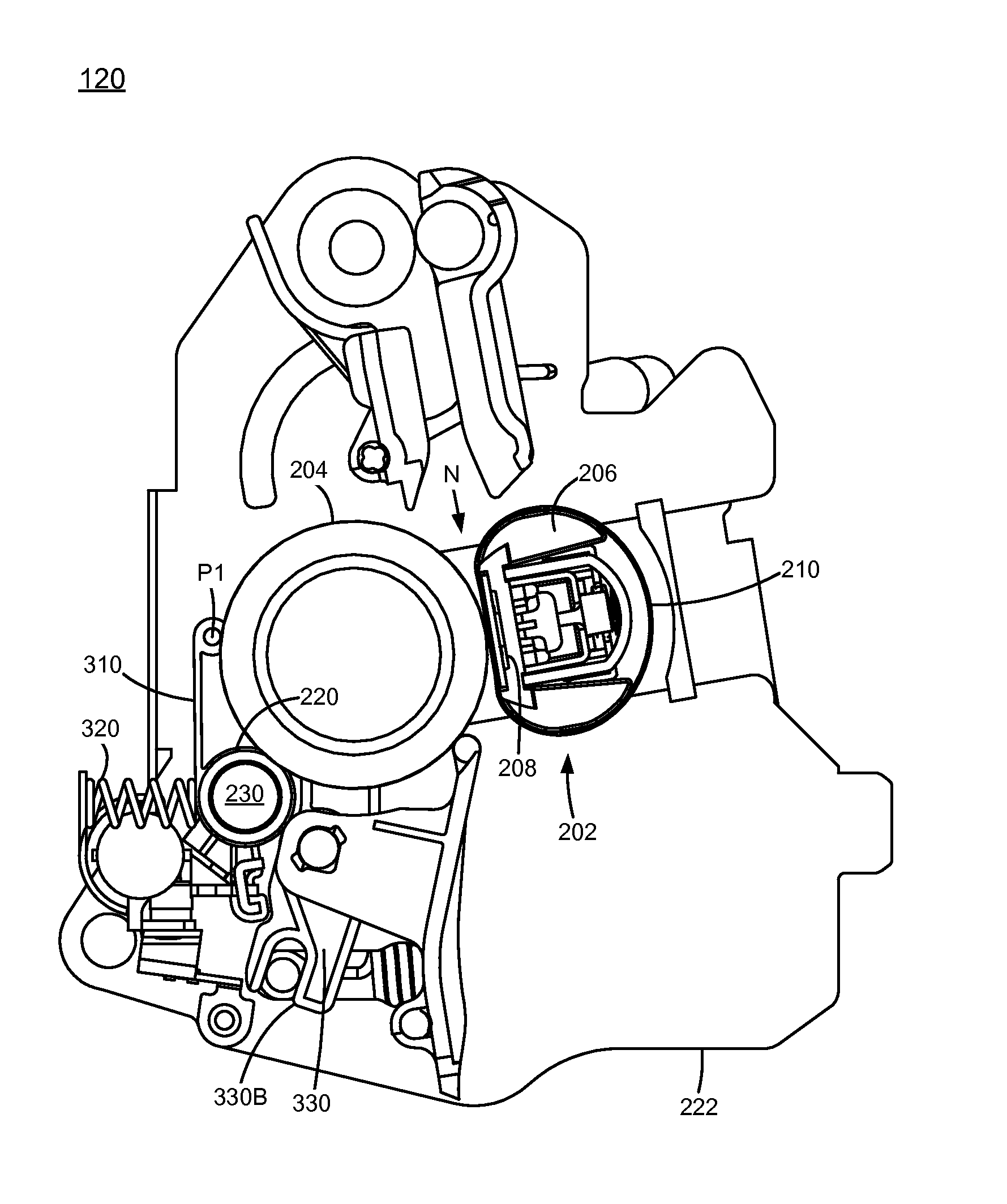 Latch Mechanism for a Fuser Assembly Having a Heat Transfer Roll