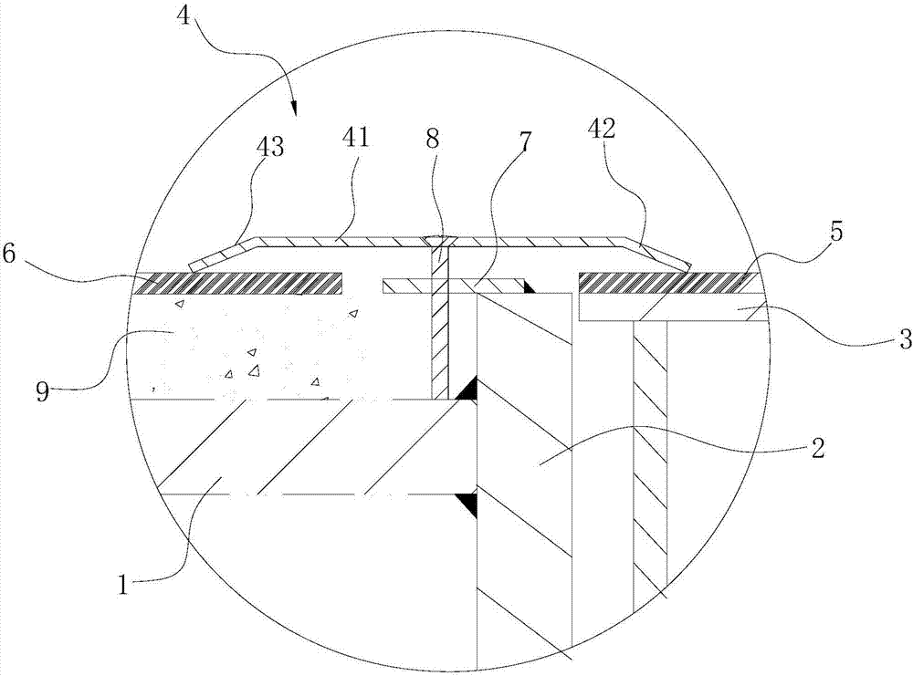 Embedded manhole cover