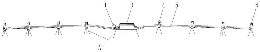 Wiper blade nozzle holder