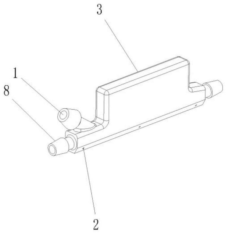 Wiper blade nozzle holder