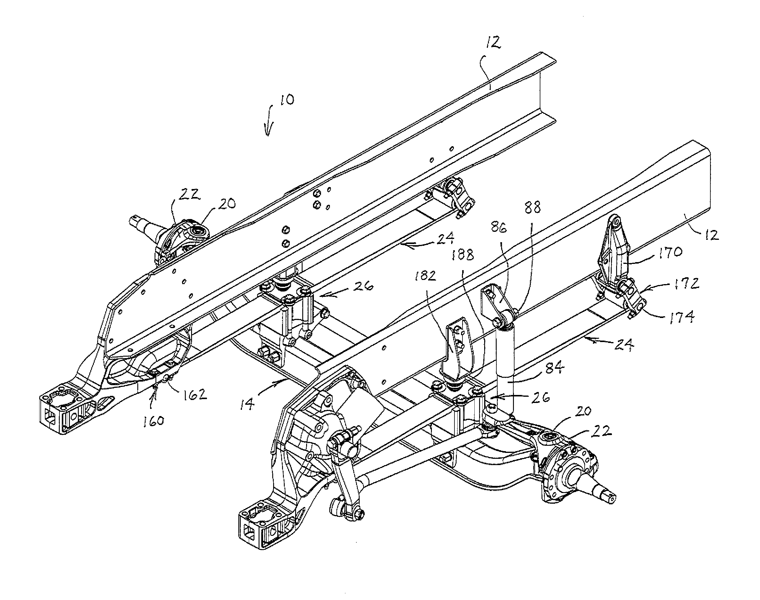 Suspension System Having A Leaf Spring