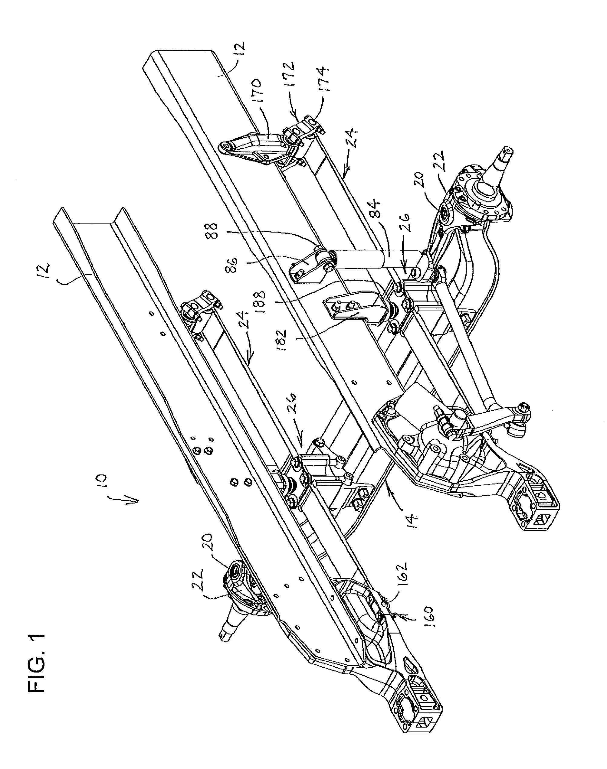 Suspension System Having A Leaf Spring