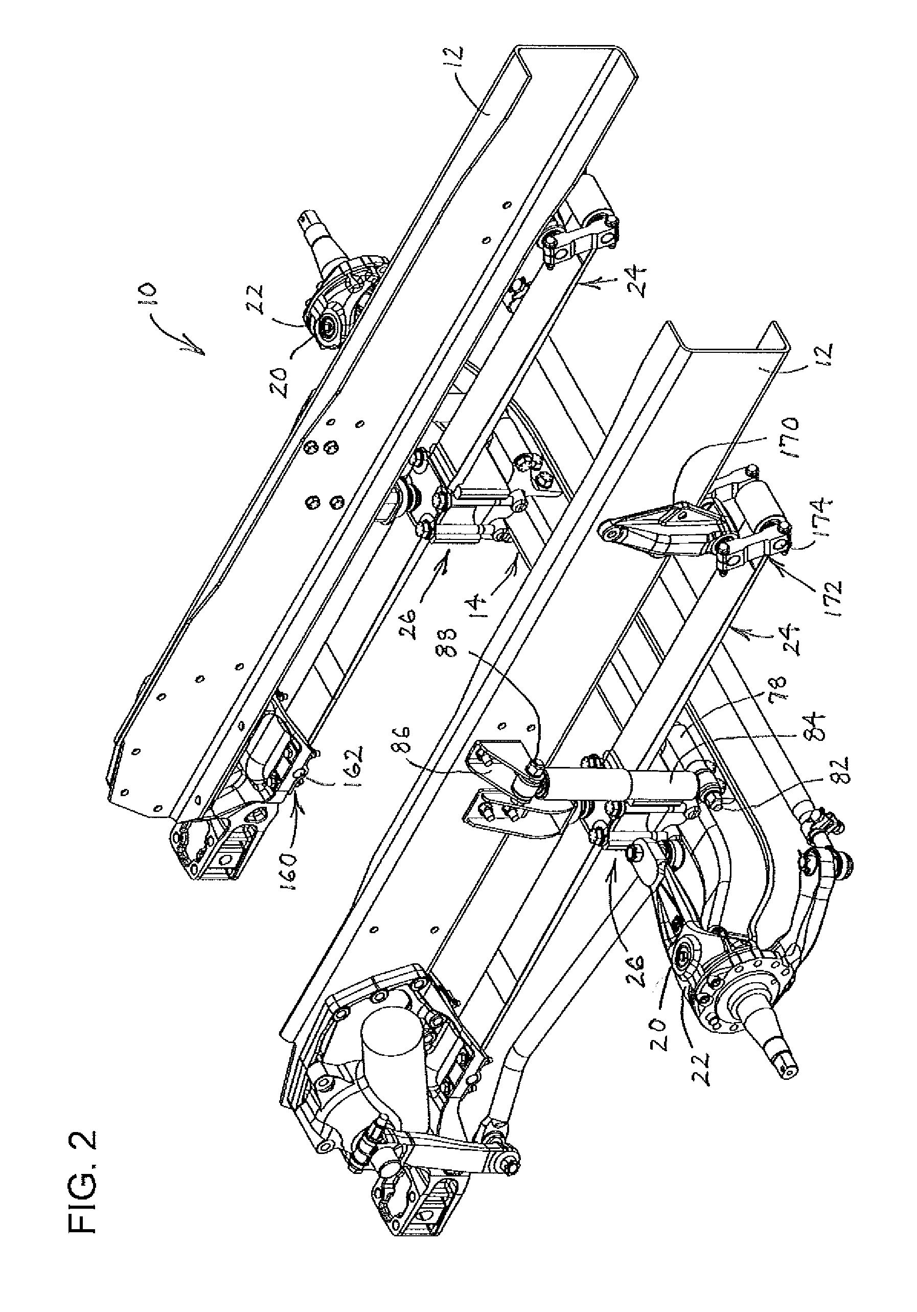 Suspension System Having A Leaf Spring