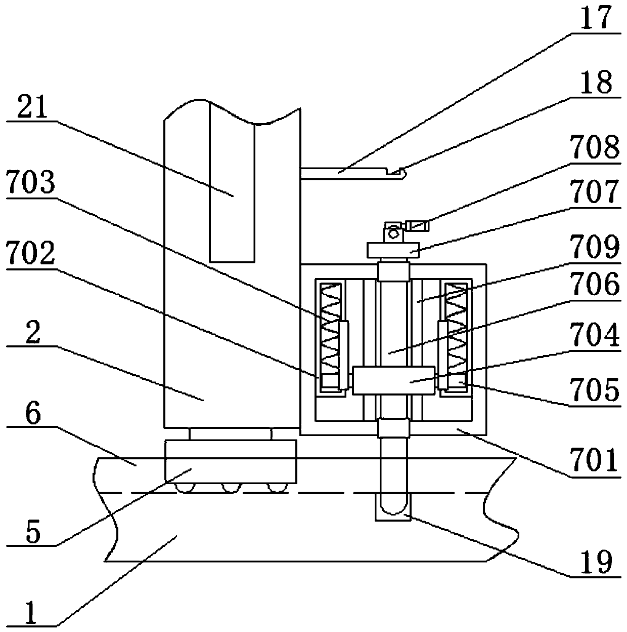 An insulator placement rack with cleaning function