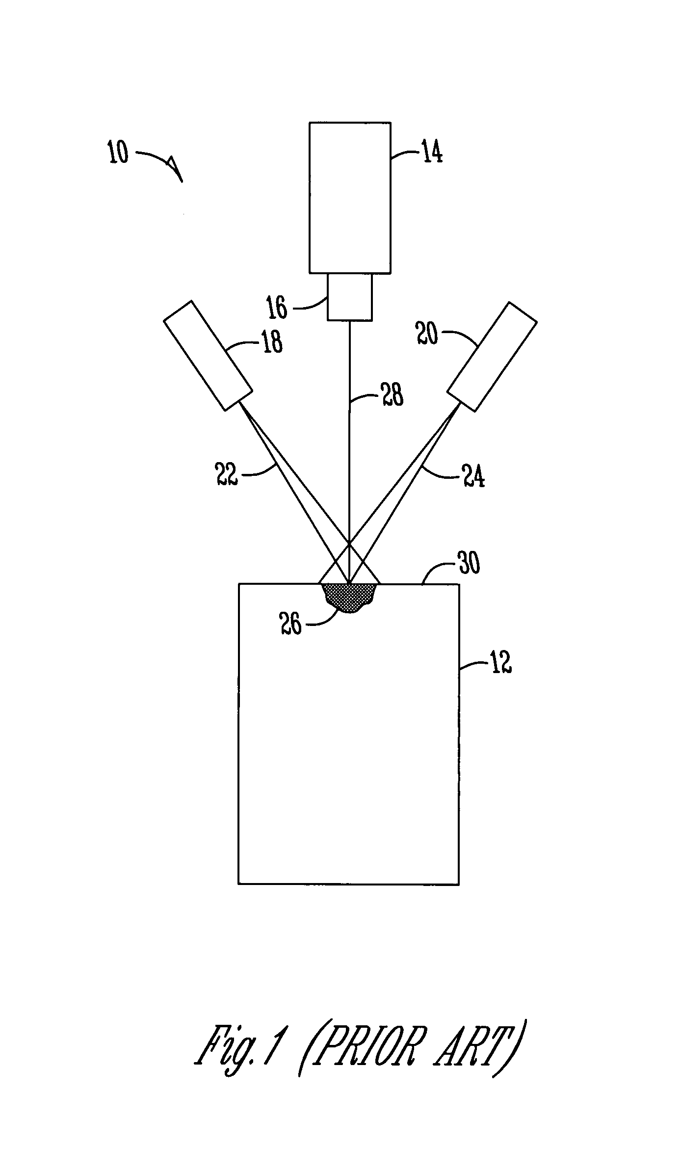 Face lighting for edge location in catalytic converter inspection