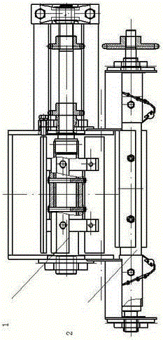 A stubble cutting and digging straw root stubble cleaning and crushing device