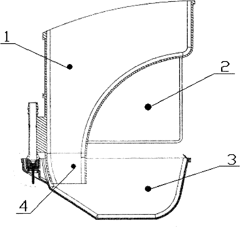 The structure of a new type of food box