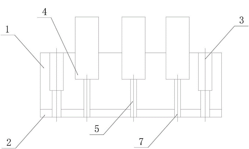 Integrated machining fixing base