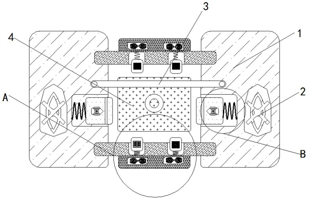 Green and environment-friendly building material insulation board pressing device