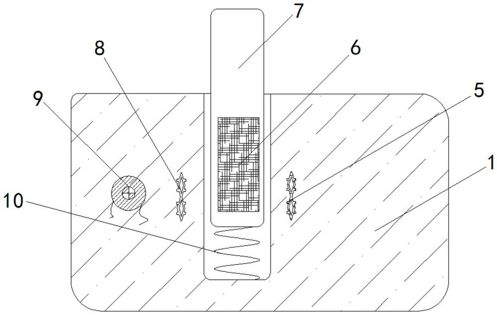 Green and environment-friendly building material insulation board pressing device