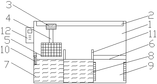 Deodorization and draining integrated kelp drying machine