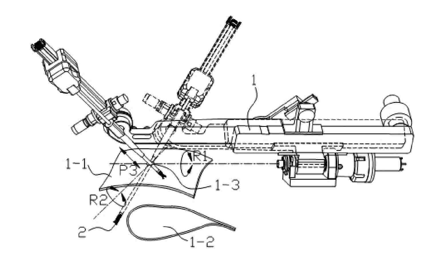 Minimally invasive surgical wire driving and four-freedom surgical tool