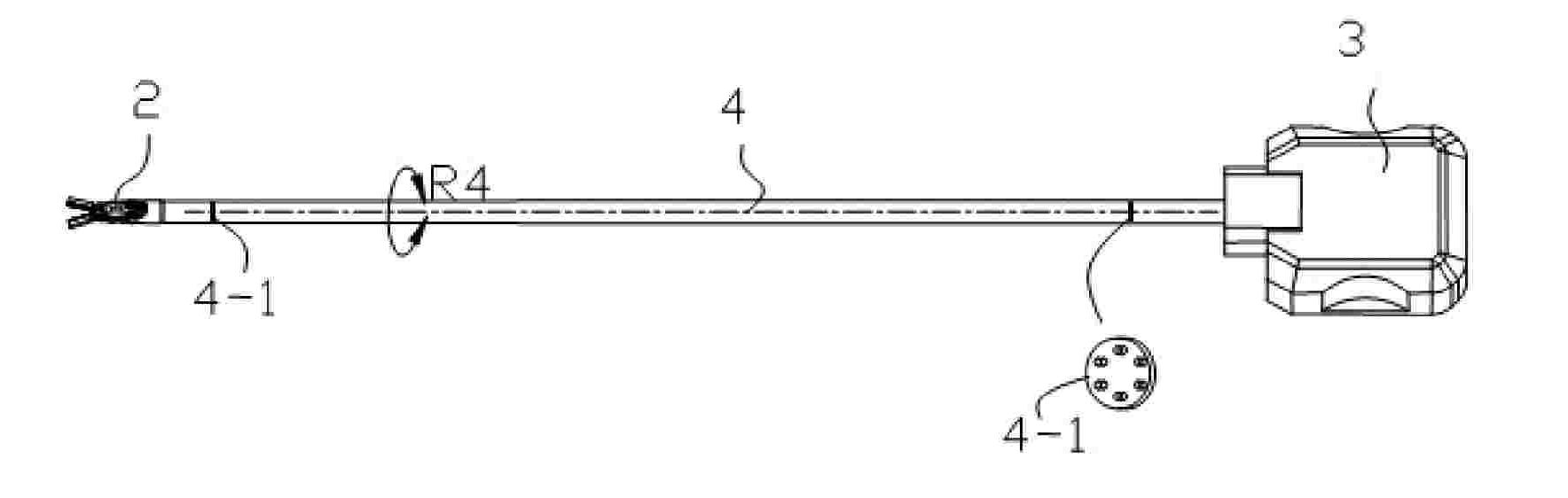 Minimally invasive surgical wire driving and four-freedom surgical tool