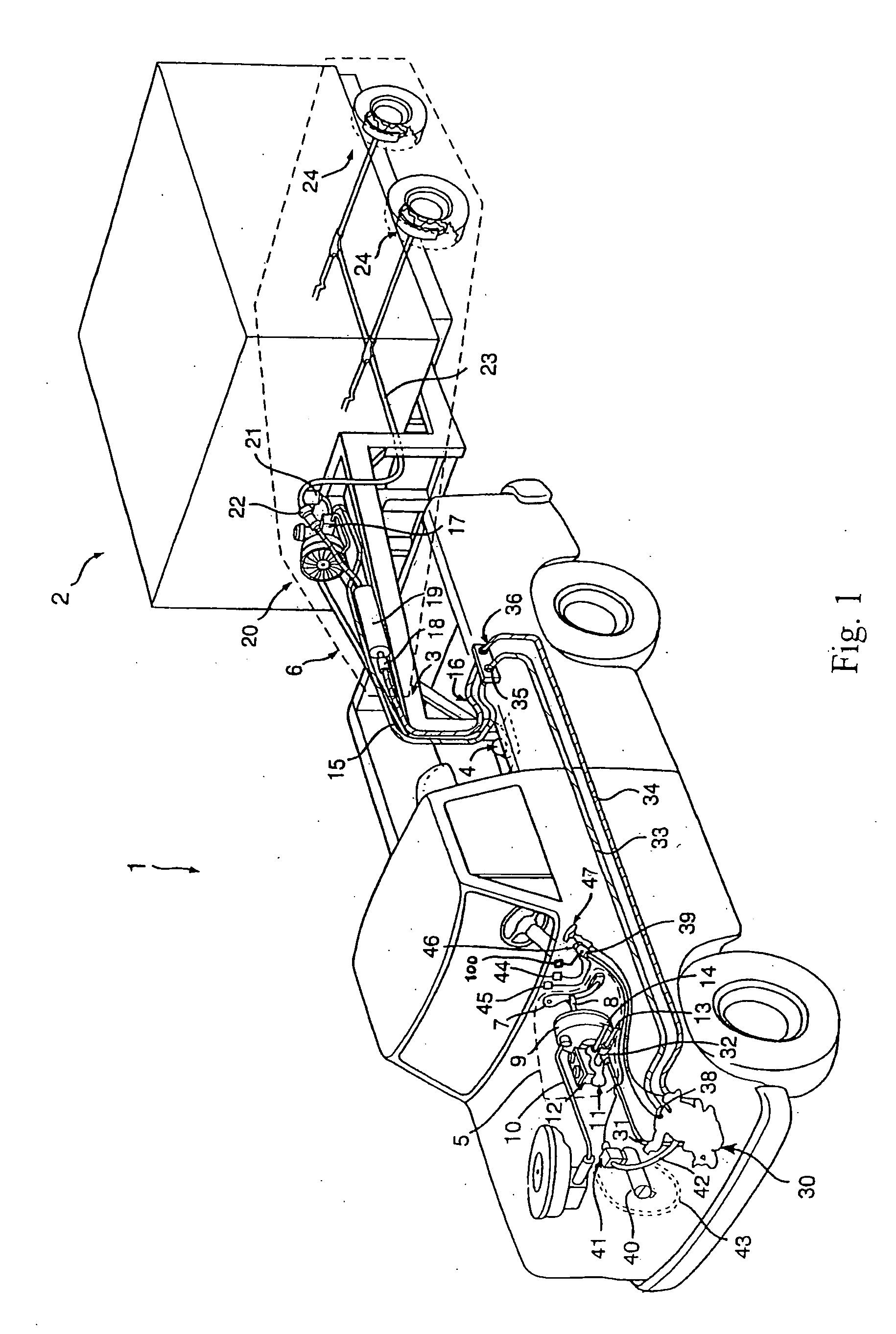 Altitude compensating trailer brake system