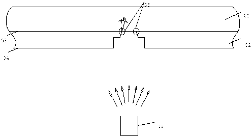 Vapor plating method for organic light-emitting display