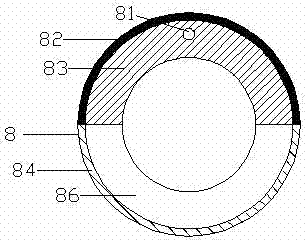 Deep foundation pit dewatering and decompressing combination well controlled in subsection manner