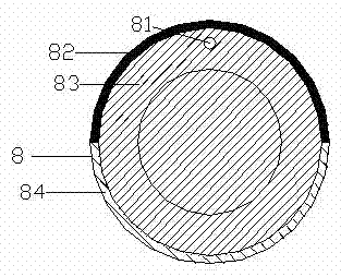 Deep foundation pit dewatering and decompressing combination well controlled in subsection manner