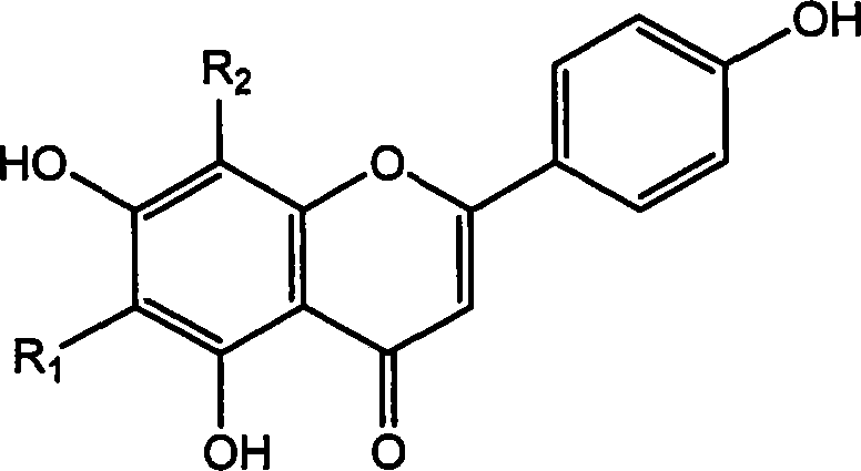 Canton love-pea vine total flavone c-glycosides effective part, preparation method and use thereof