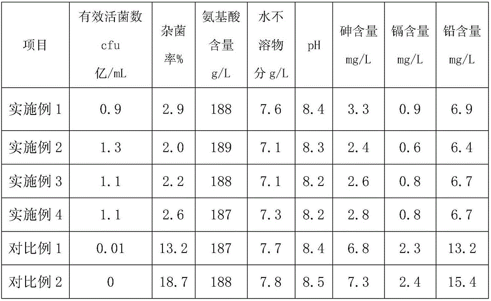 Production method of liquid water-soluble fertilizer containing saccharophilia bacillus agent and amino acid