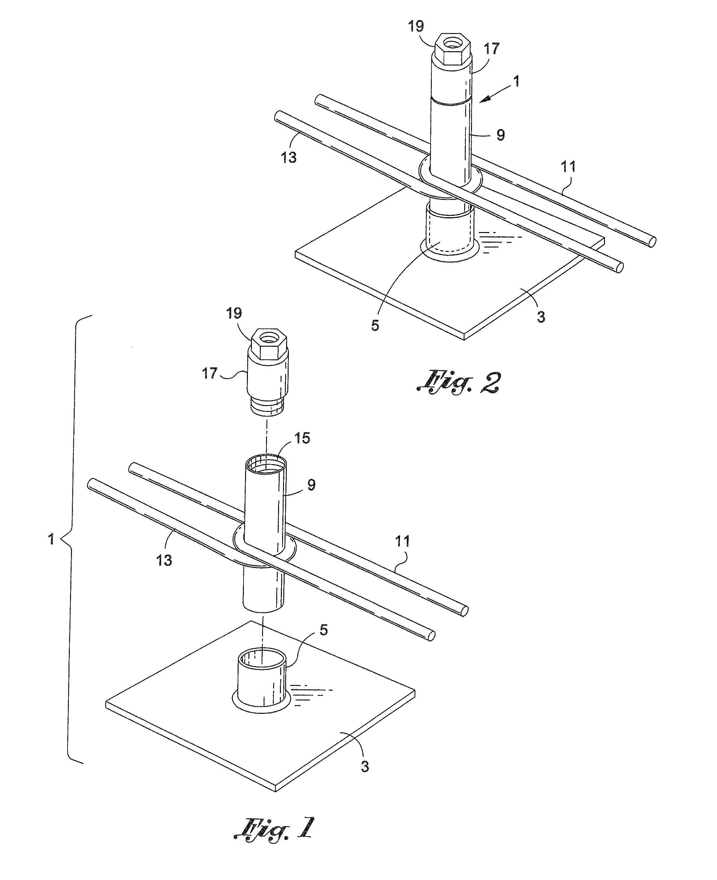 Method and apparatus for lifting and leveling a concrete panel