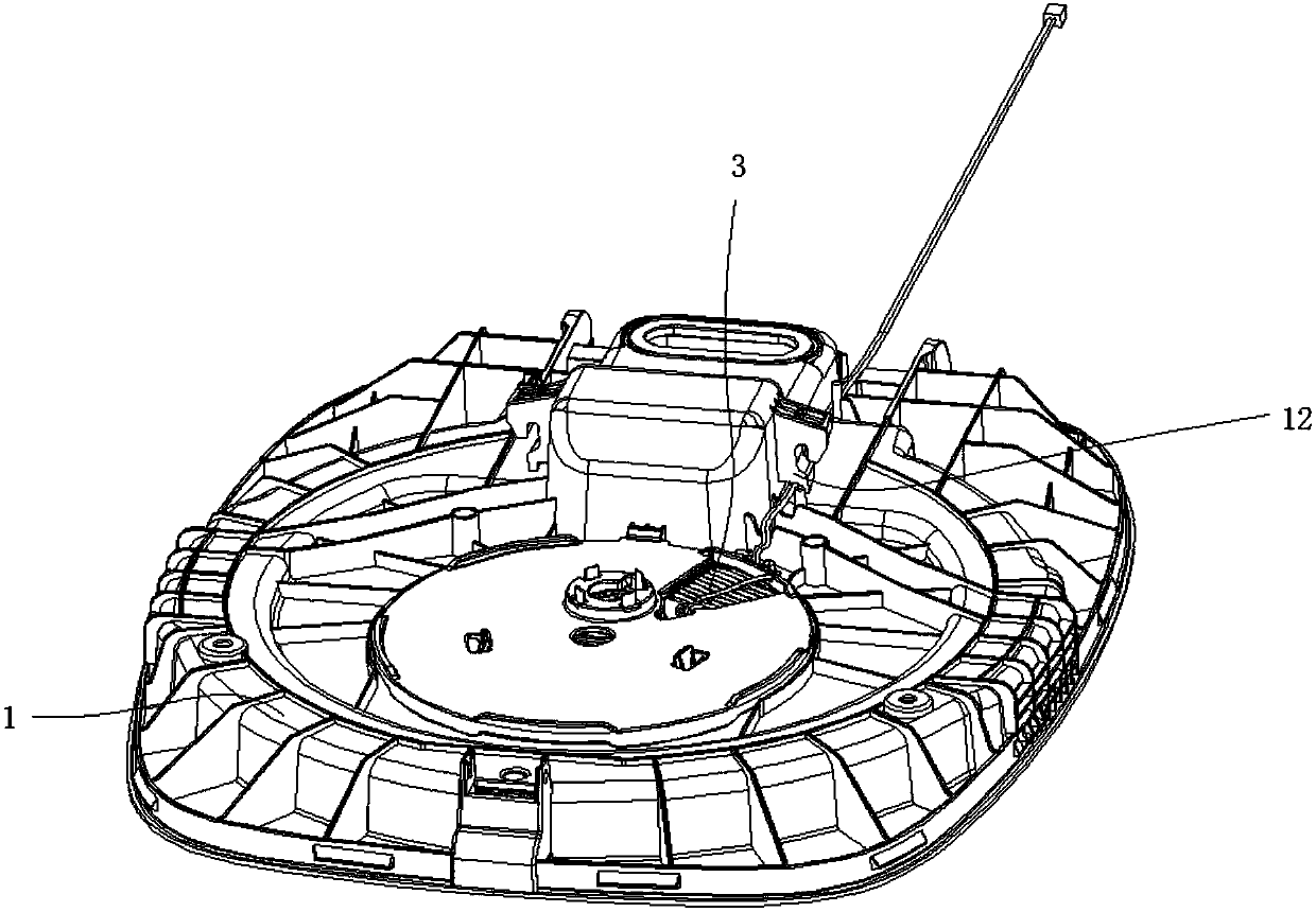 Cooking instrument and cover structure for cooking instrument