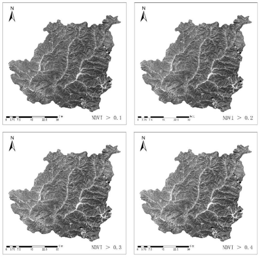 Vegetation classification and biomass inversion method based on remote sensing data