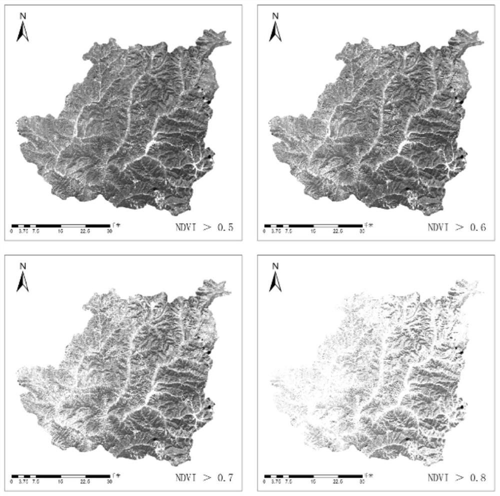 Vegetation classification and biomass inversion method based on remote sensing data