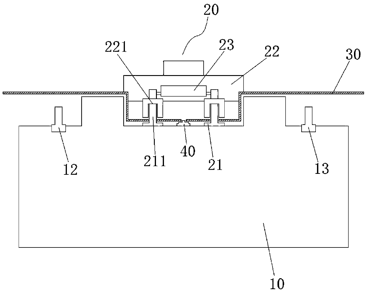 Battery pack component and vehicle