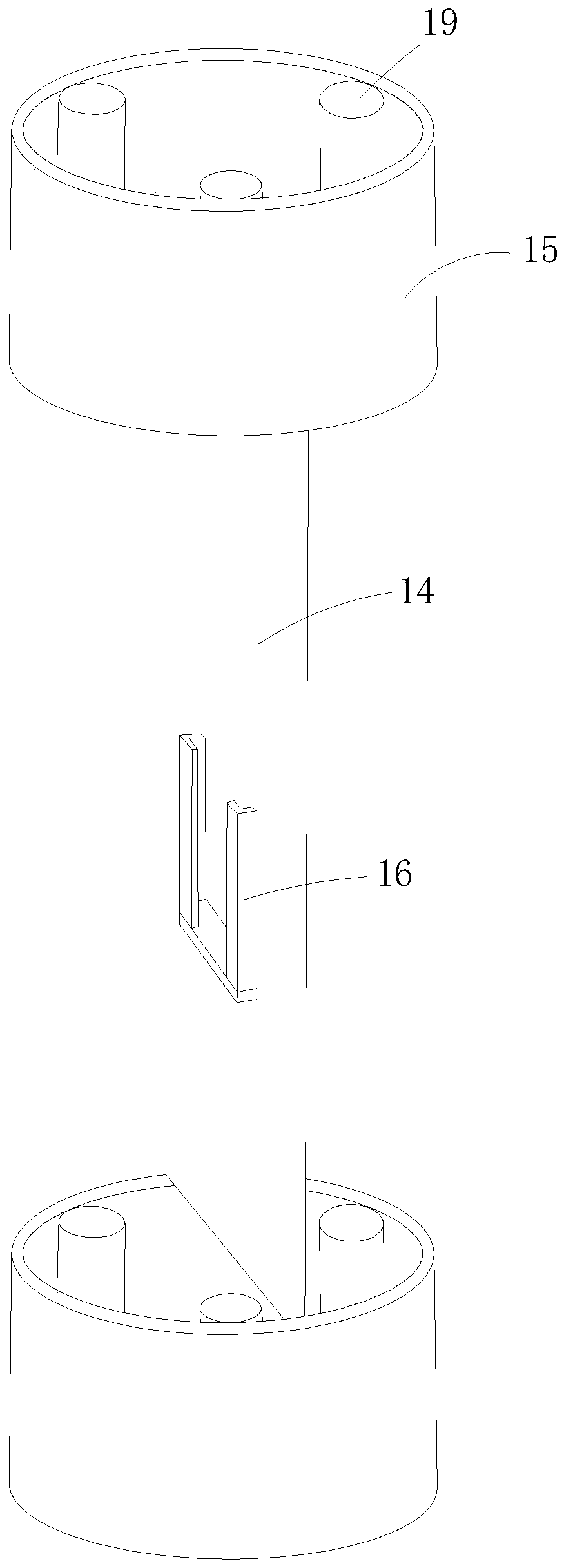 Improved deep soil pressure box mounting method