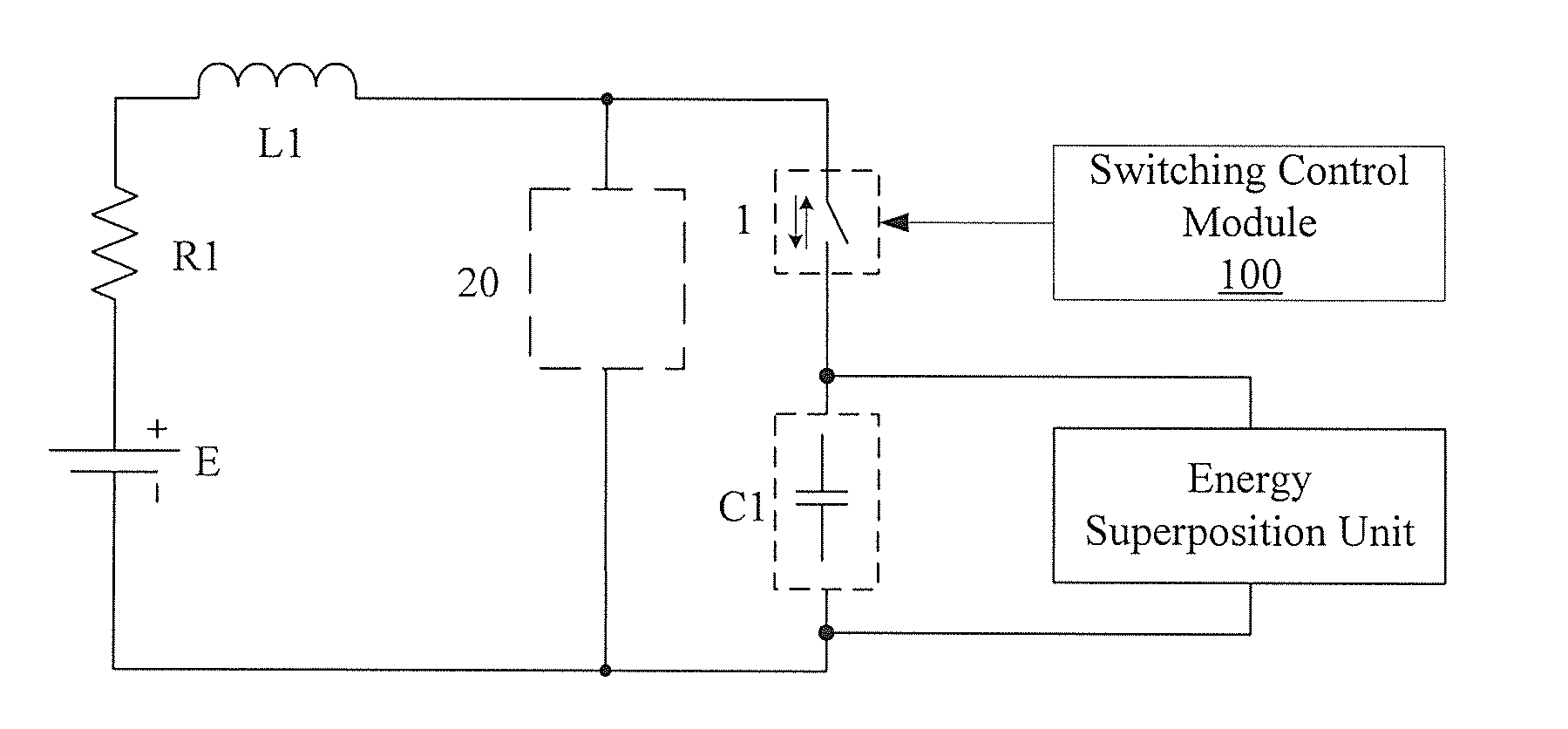 Battery heating circuits and methods with resonance components in series using voltage inversion and freewheeling circuit components