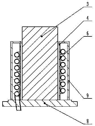 Induction heating pickling tank