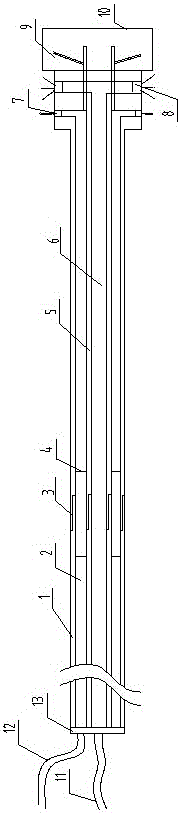 Shotcrete anti-collapse drilling method in soft coal seam