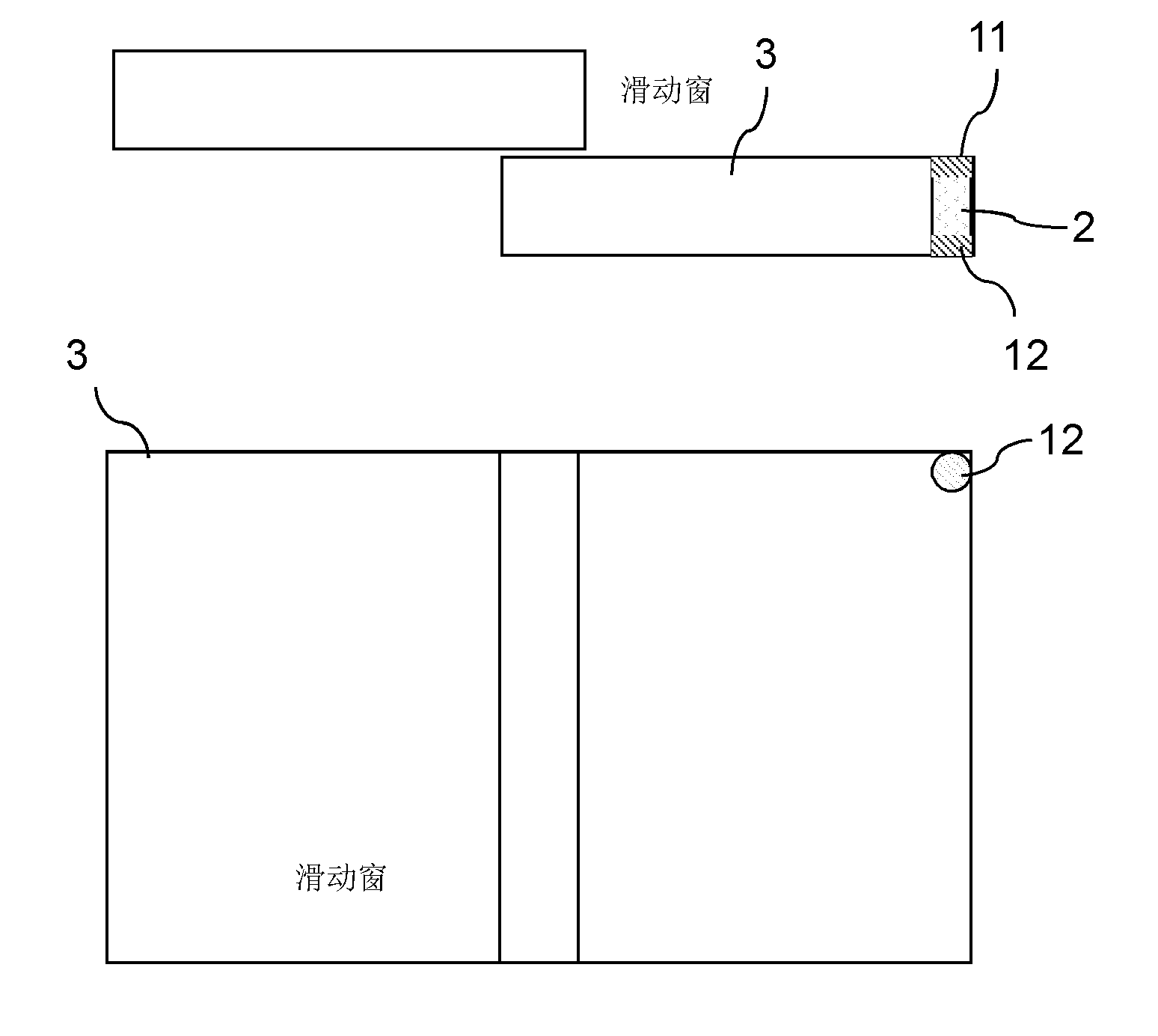 Control system and method for acoustic control window