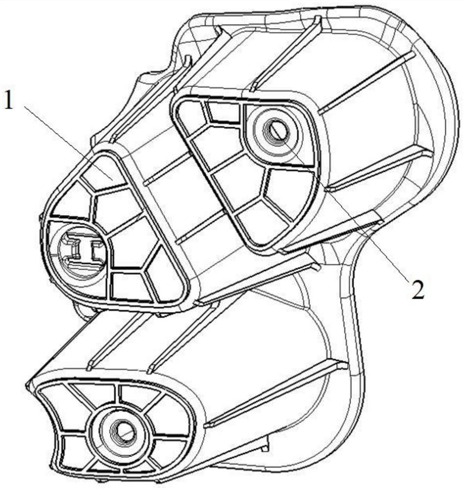 Design method and design device for pushing cushion block of door protection plate